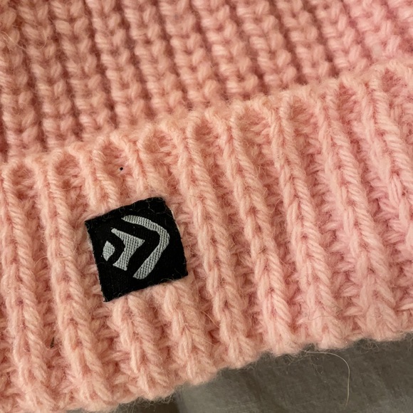 Giant Pom Pom Pink Beanie - Picture 3 of 4